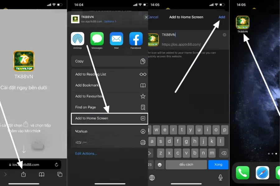 tải app tk88 ios